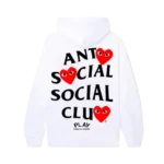 ASSC X CDG White Hoodie