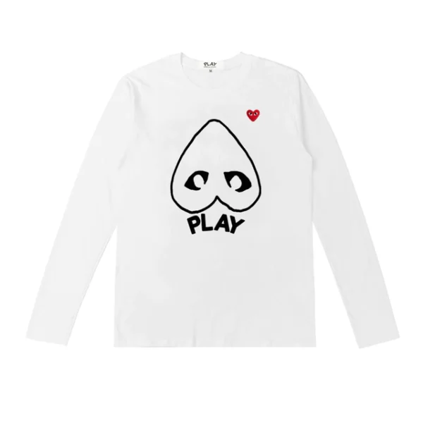 CDG Men Women Long sleeved T-Shirt