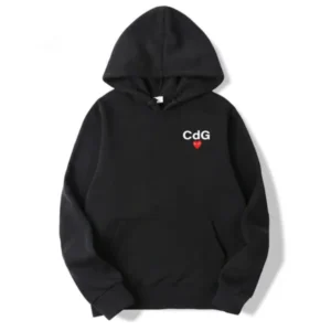 CDG Play Heart NEW X Printed Hoodie