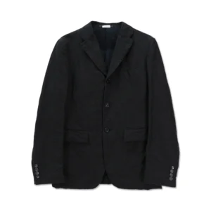 CRUSHED JACKET WITH WIDE LAPEL