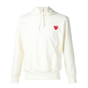 Comme Des Garcons Play Heart Applique Hoodie