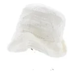 Comme Des Garcons White Cotton Hat